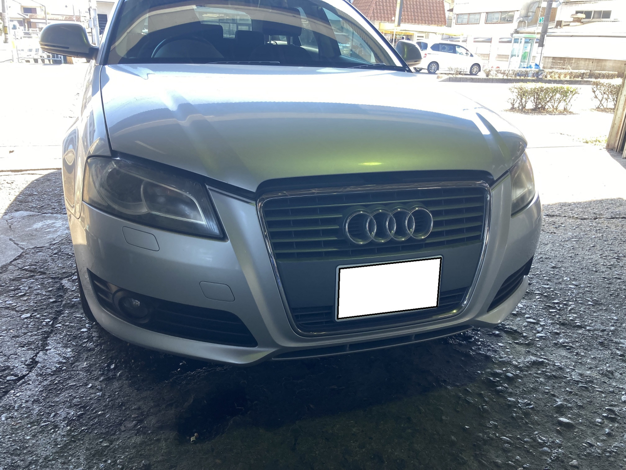 Audi　A３車検・２４カ月点検・整備で入庫しました。